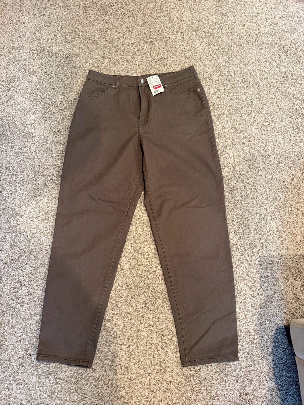 H&M Brown Boyfriend Jeans